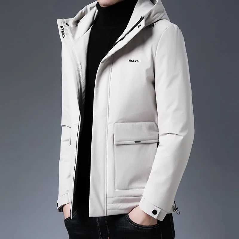 Top Grade Men Winter Coat 2024 New Arrivals Fashion Casual Thick Warm Windbreaker Jacket Brand Mens Clothes Hooded Coats LX241009