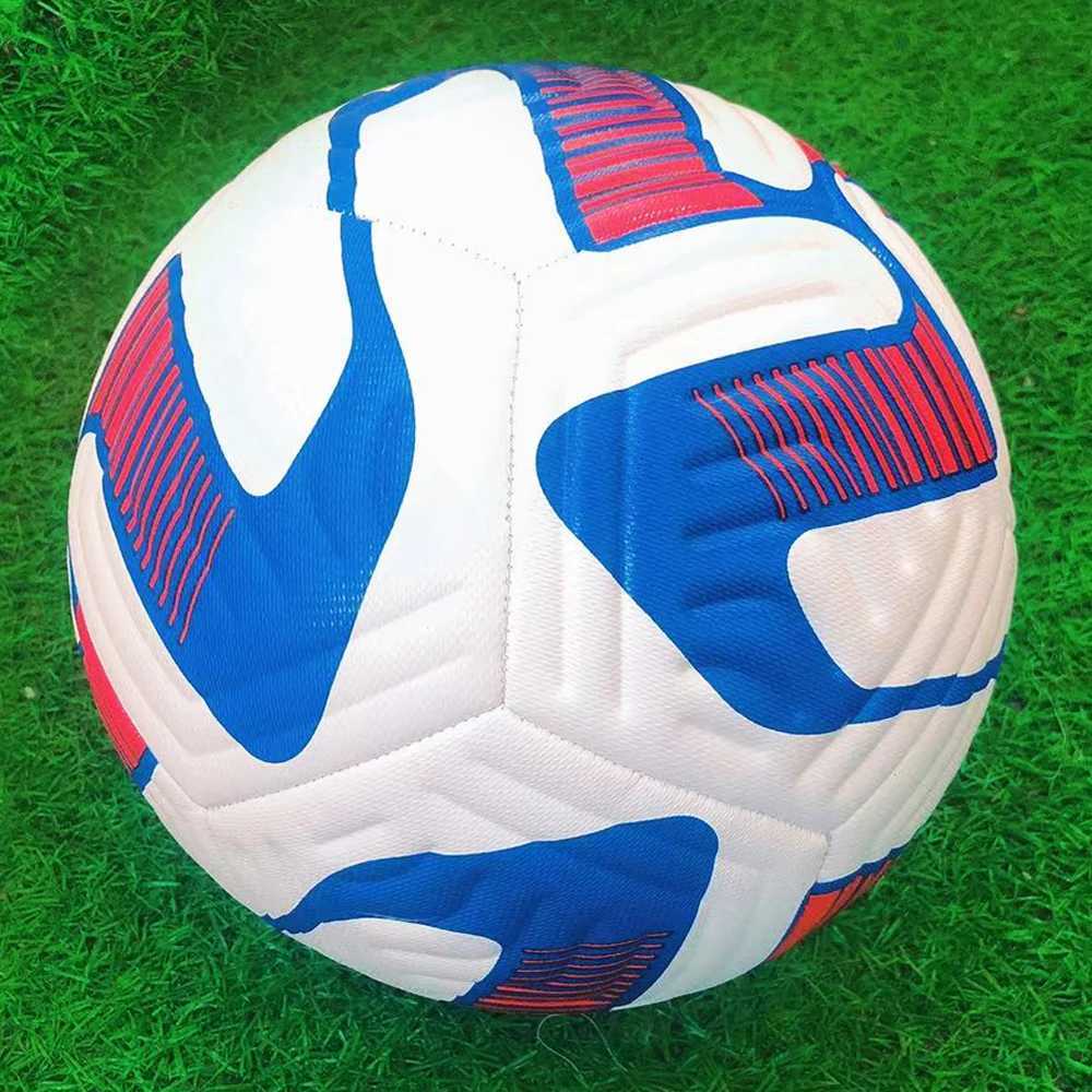 2023 New Blue Football Outdoor Game Training Official Size 5 PU ATHER Team Match Football Bola de FutebolW241008