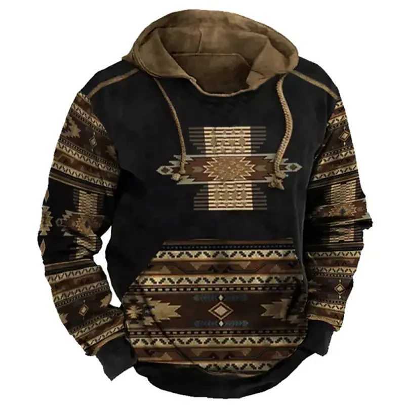 Men's Hoodies Sweatshirts Retro Mens 3D Printed Hoodie Fashion Coat Q1009