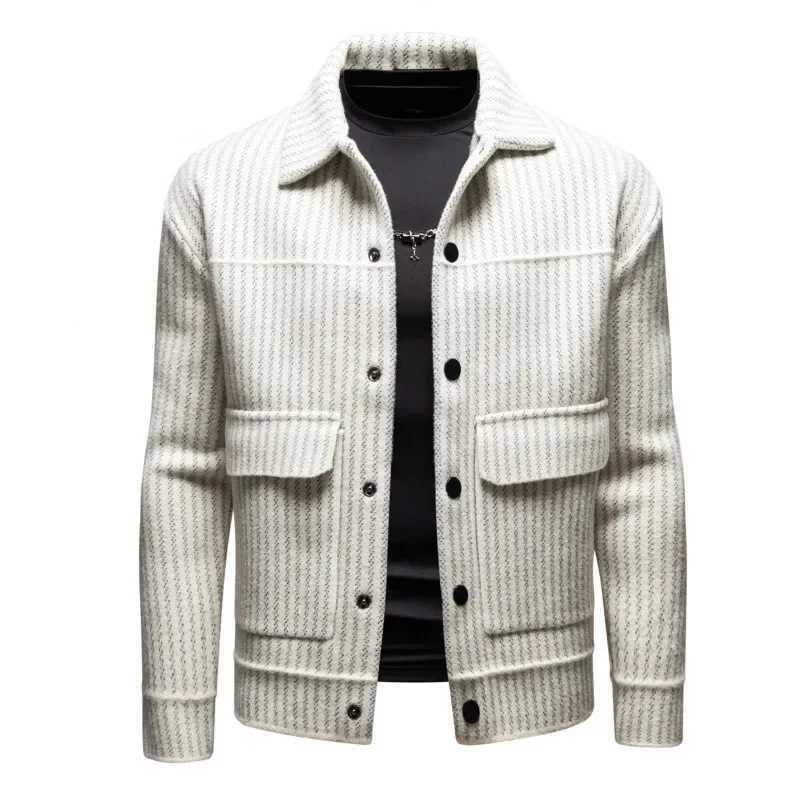 Mens Jacket Autumn/Winter New Style Jacket Fashion Collar Street Mens Jacket Y241009