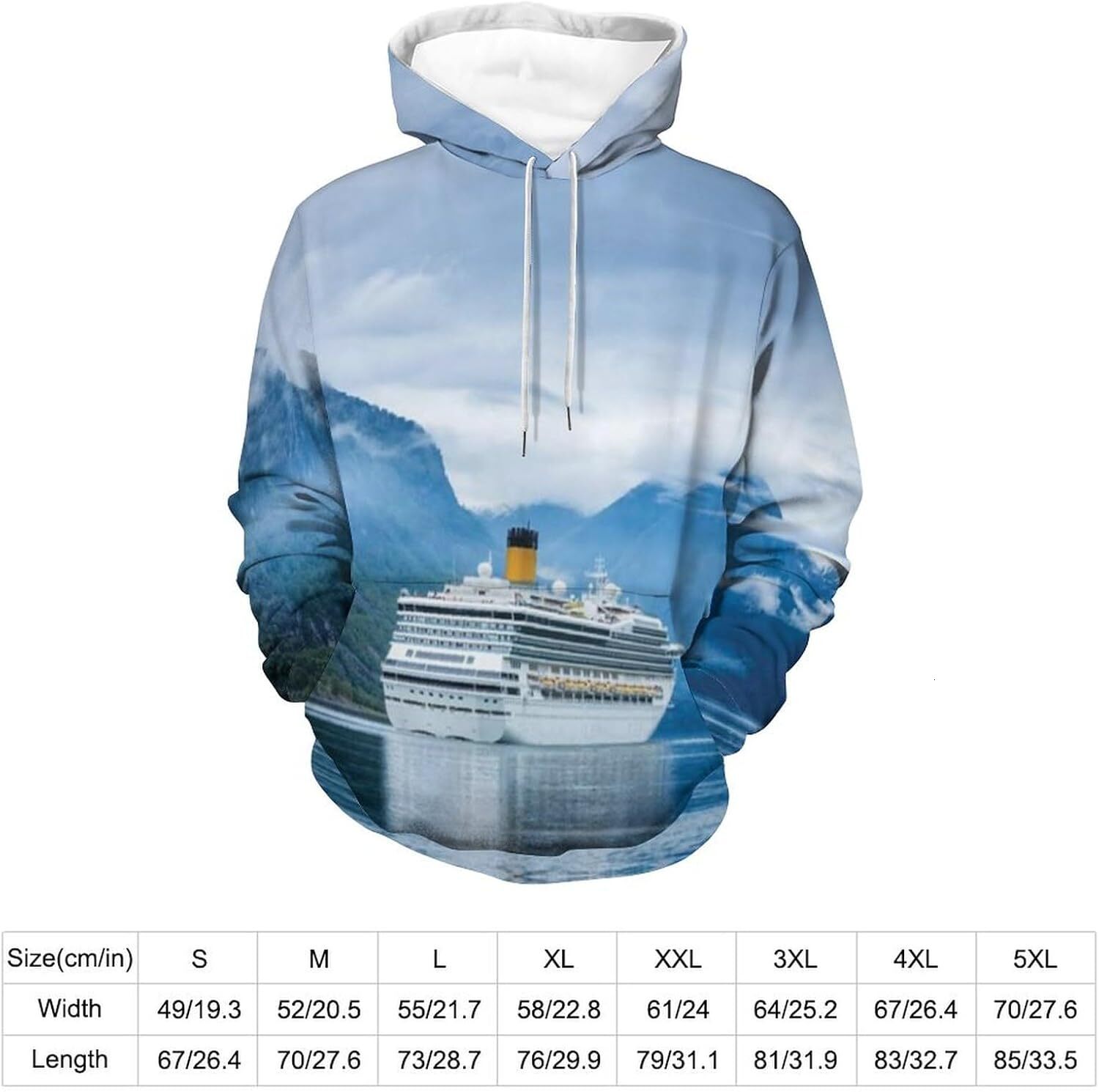 Hoodie for Mens Womens Mens Unisex Novelty Hoodies Phoenix Arizona Full Moon Sky Hooded Sweatshirt Graphic Hoodies sweatshirt Pullover Long Sleeve