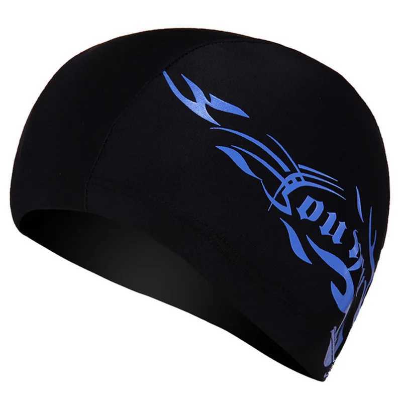 Swimming cap with long hair waterproof spandex cap suitable for adults women and men CL241009