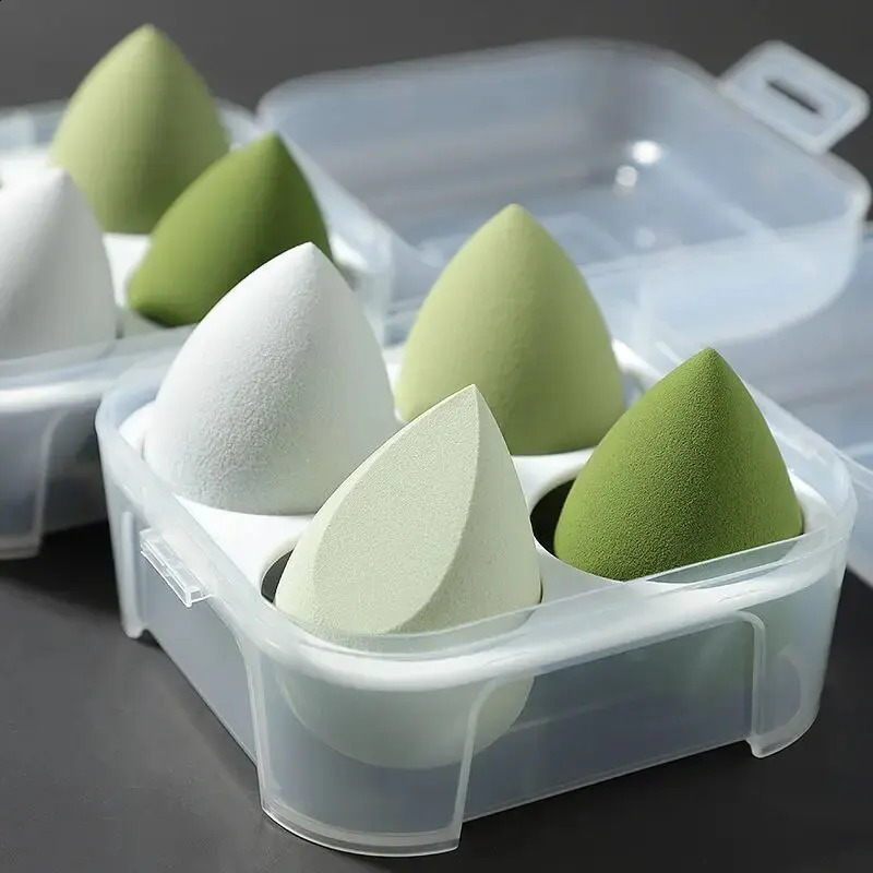 4-piece/set color mixed beauty egg beauty sponge makeup sponge makeup tool basic makeup tool makeup tool 241008