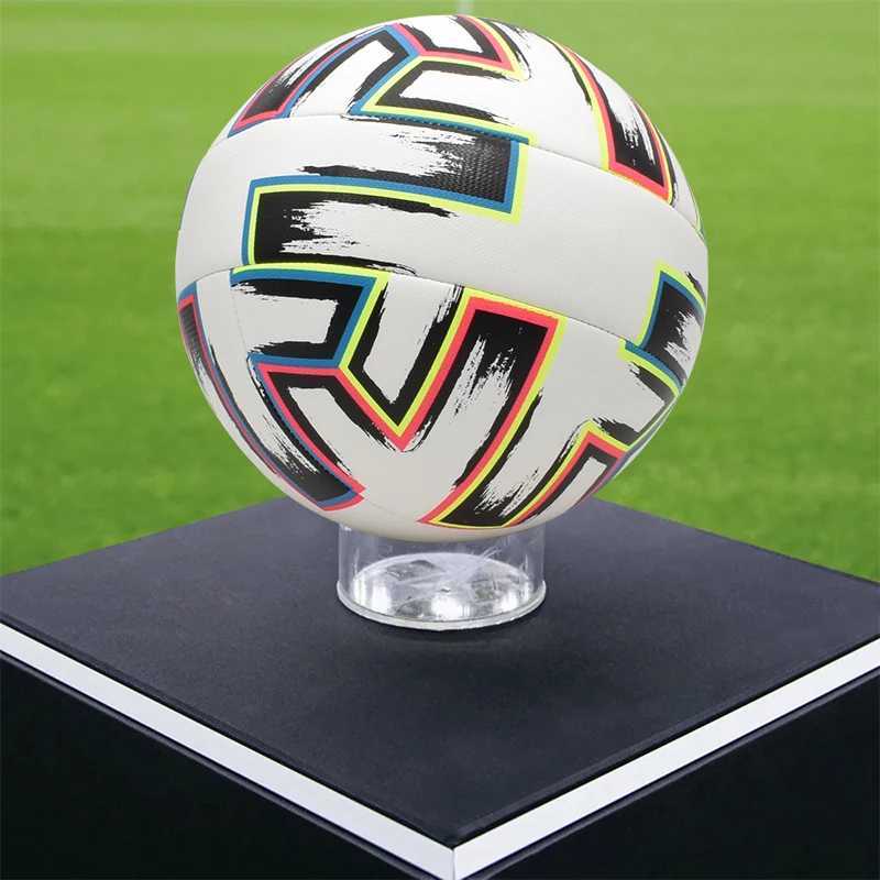 1 PU IC soccer ball standard size 5 machine stitched soccer ball perfect for outdoor sports ague matches training ballsW241008