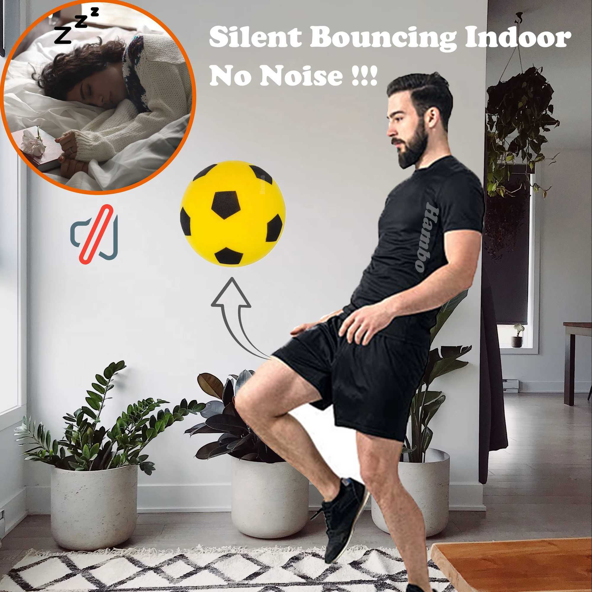 Sint Football Size 5 Indoor Sint foam football ball Size 3 Silent bouncing ball Sint basketball Sint ballW241008