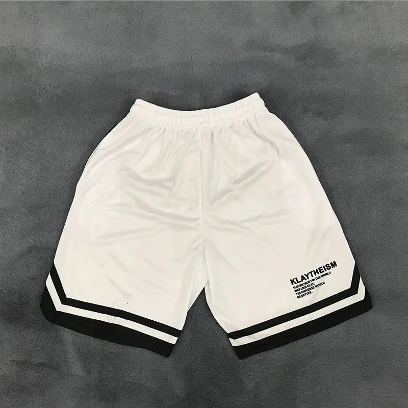 Mens mesh shorts quick drying home print selling set mens shorts 90s Y2k Cortos Korean street clothing 241009