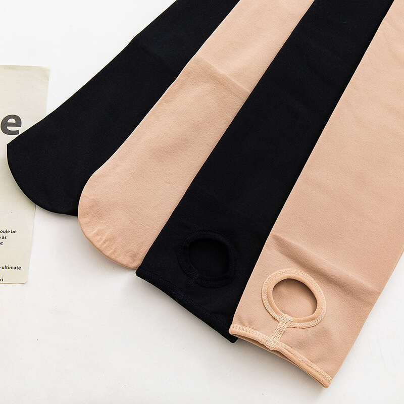 Autumn and winter thin fleece leggings with skin tone, foot stomping, pantyhose, hip lifting, slimming one-piece pants