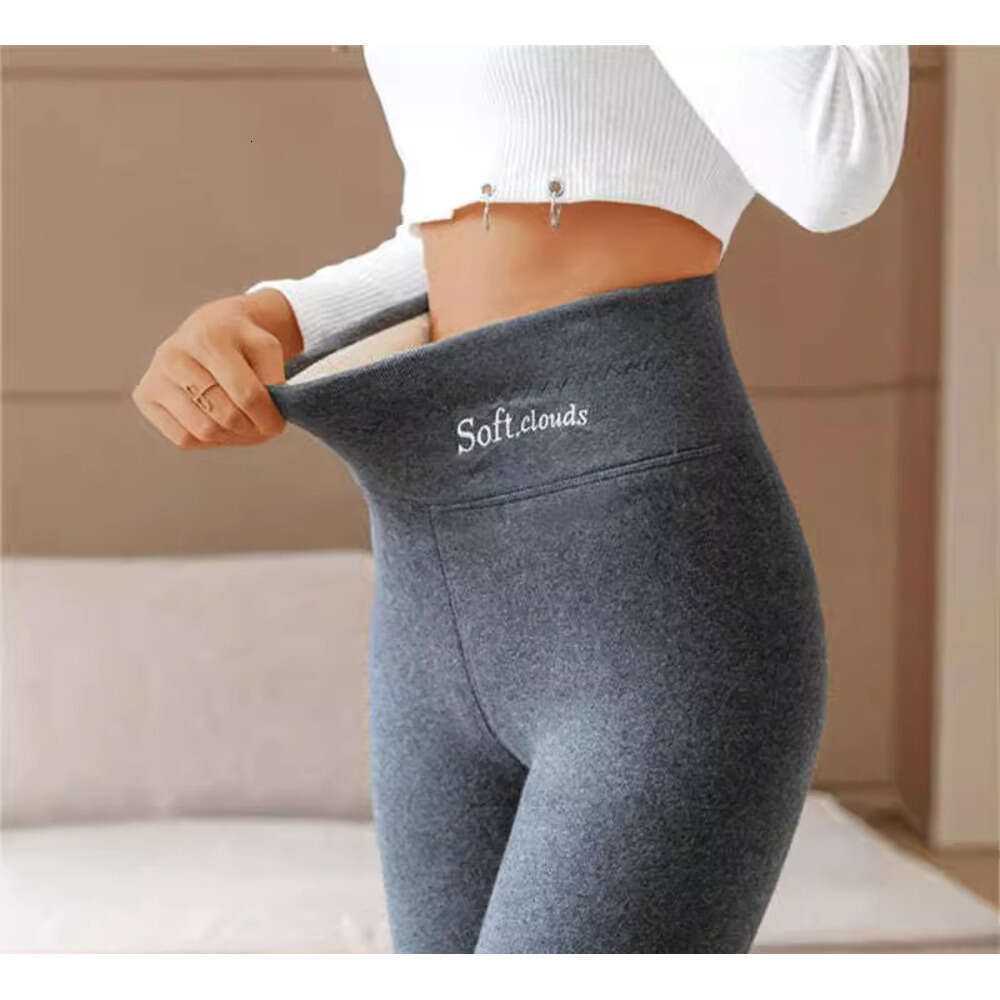 Autumn and winter thick shark pants with fleece, warm pants, leggings