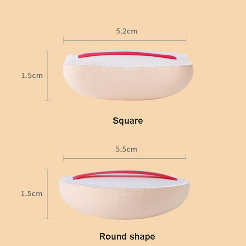 3-Piece/Box Fashion Makeup Blender Cosmetics Puff Makeup Sponge Basic Powder Sponge Beauty Tools Makeup Tool Accessories 241008