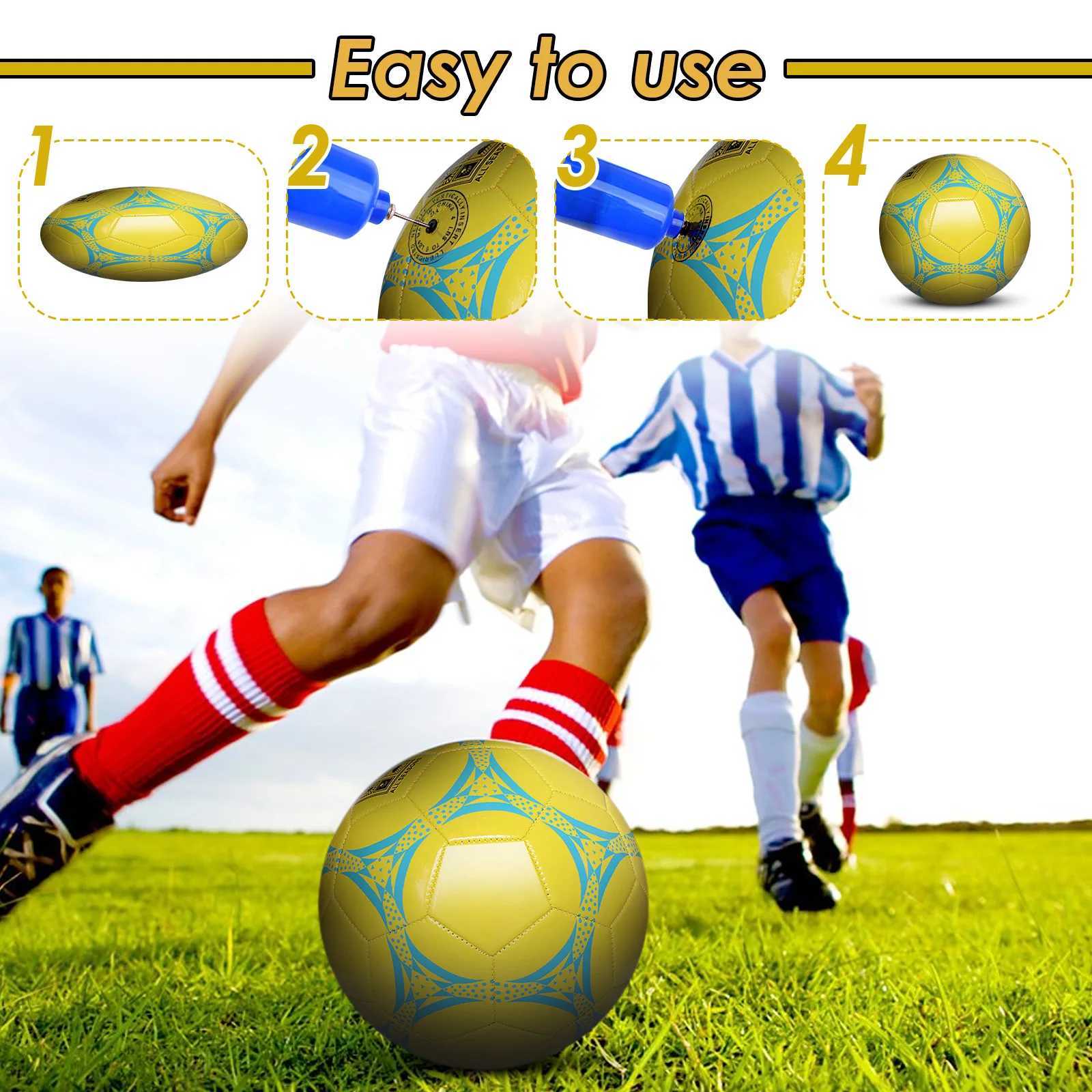 High quality latest football official size 5 PVC material outdoor competition ague football training bola de futW241008