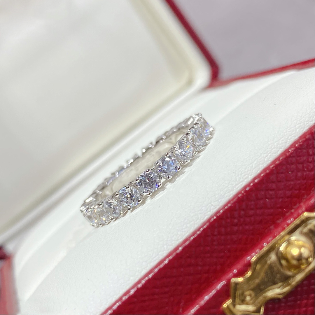 Ring designer ring luxury for Rings Cluster Rings Women diamonds Designer Jewelry Valentines Day gift Cross Stud Flower Rings size 6-9 very nice