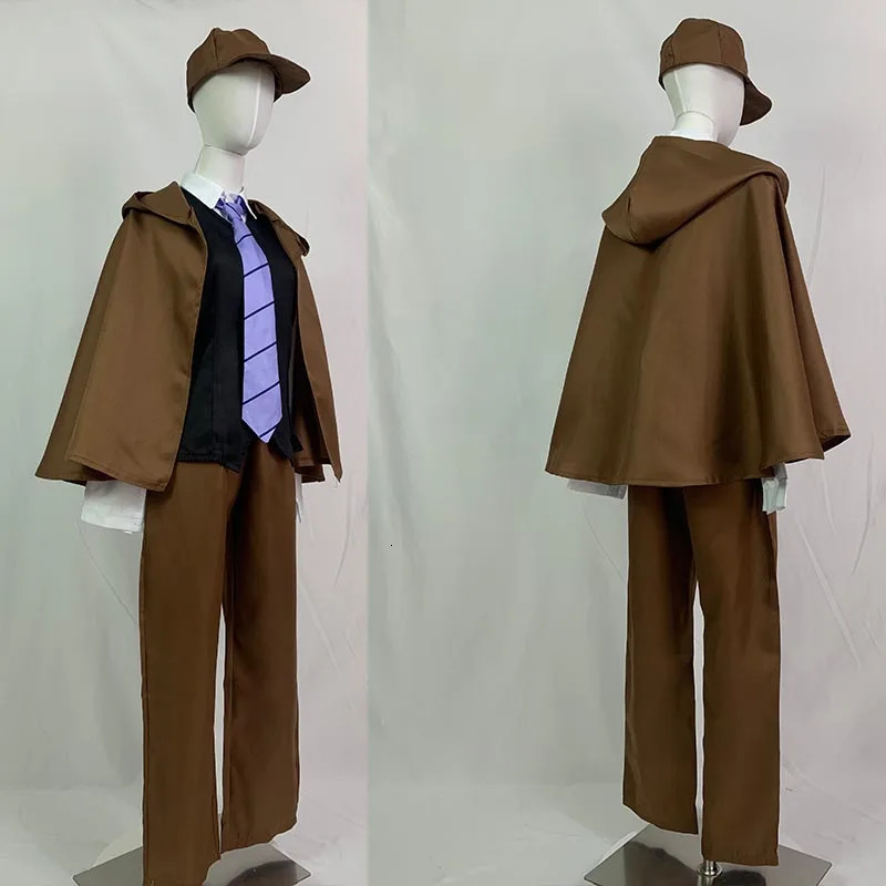 Edogawa Ranpo cosplay costume detective uniform set Rampo Halloween manga exhibition with hat 241007