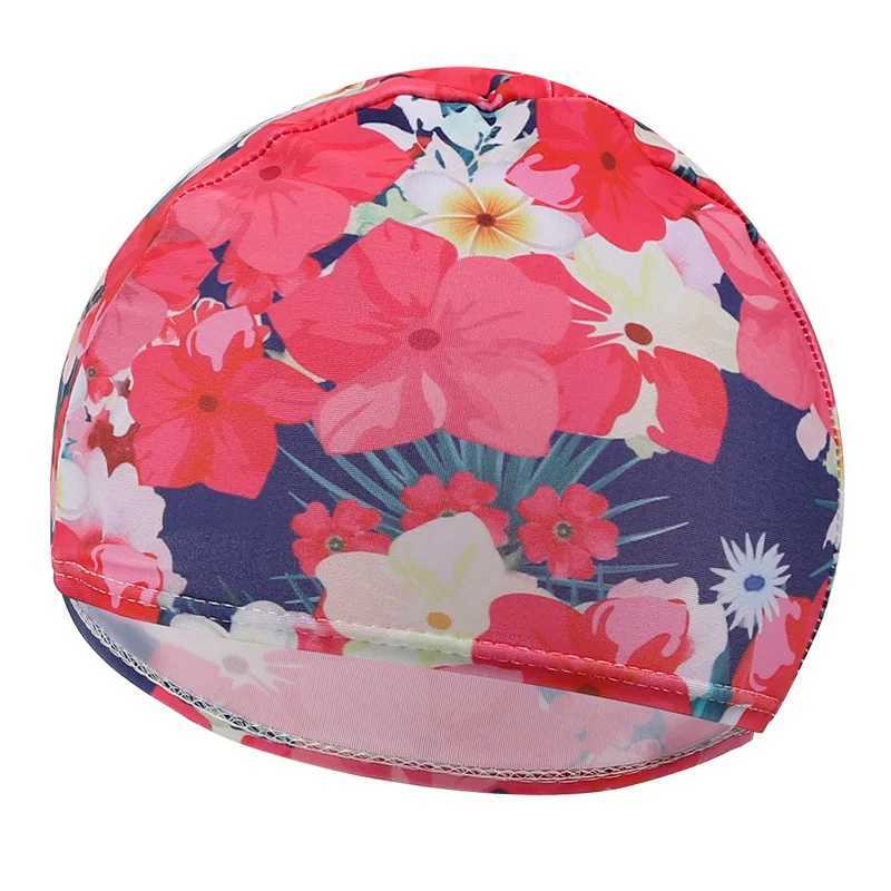 Childrens Swimming Cute Girl Swimming Waterproof Elastic Silicone Swimming Accessories for Children Natacion Diving Hat CL241009