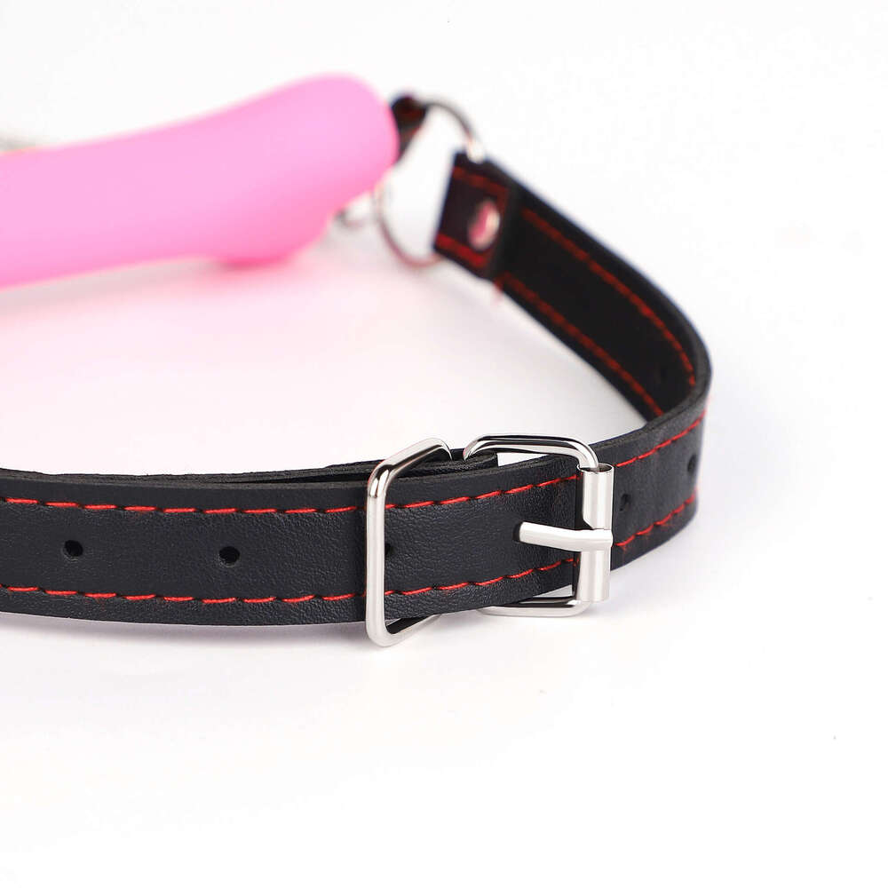 Fun SM prop bone mouth plug humiliation training silicone mouth ball fun breast clip mouth shackle alternative adult products