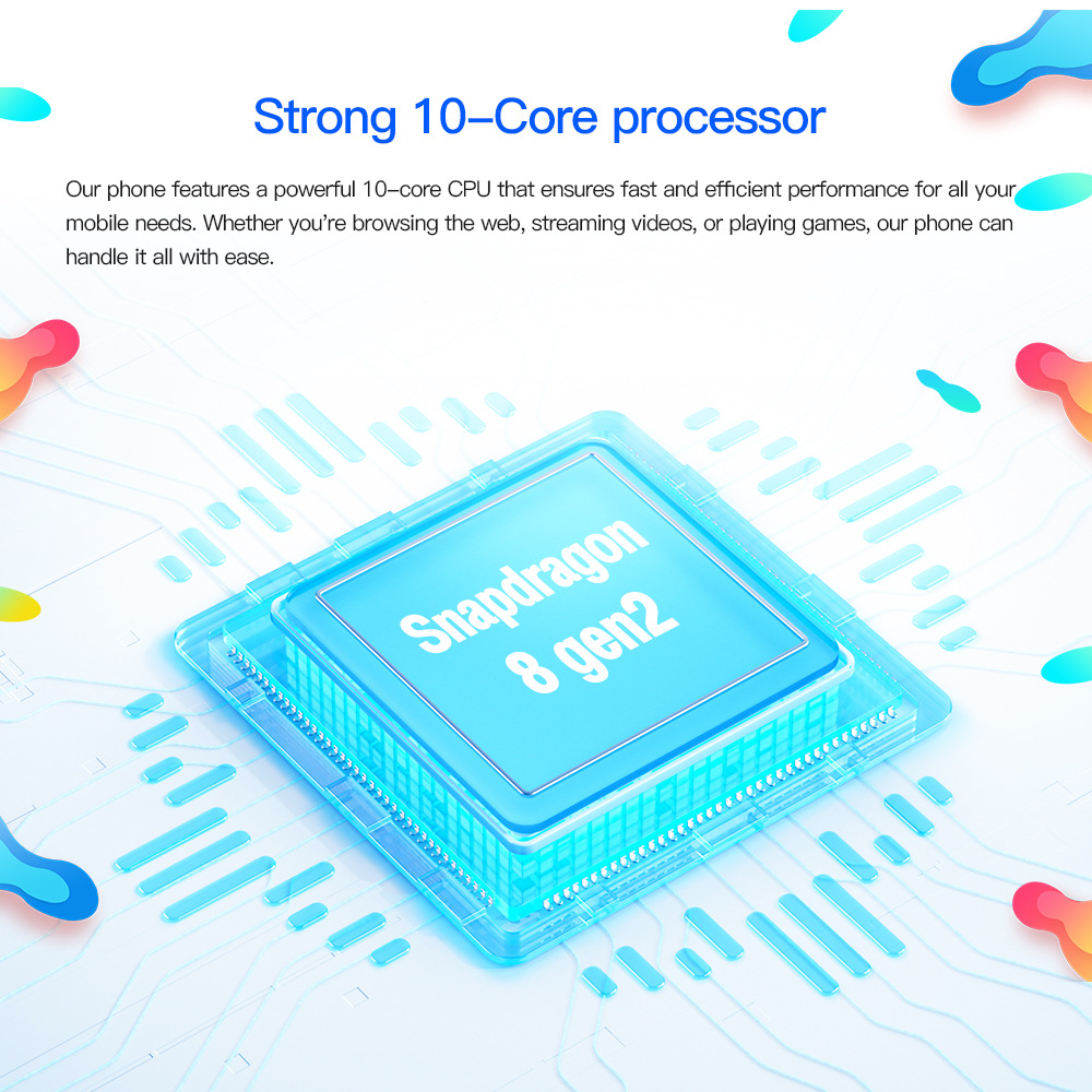 i15 Pro Max Smartphone 7.3-inch Android 13 Mobile Phone Snapdragon 8 Gen2 CPU,16GB+1TB Cell Phone,50MP+108MP Camera ,8000mAh Battery,5G Dual SIM Card