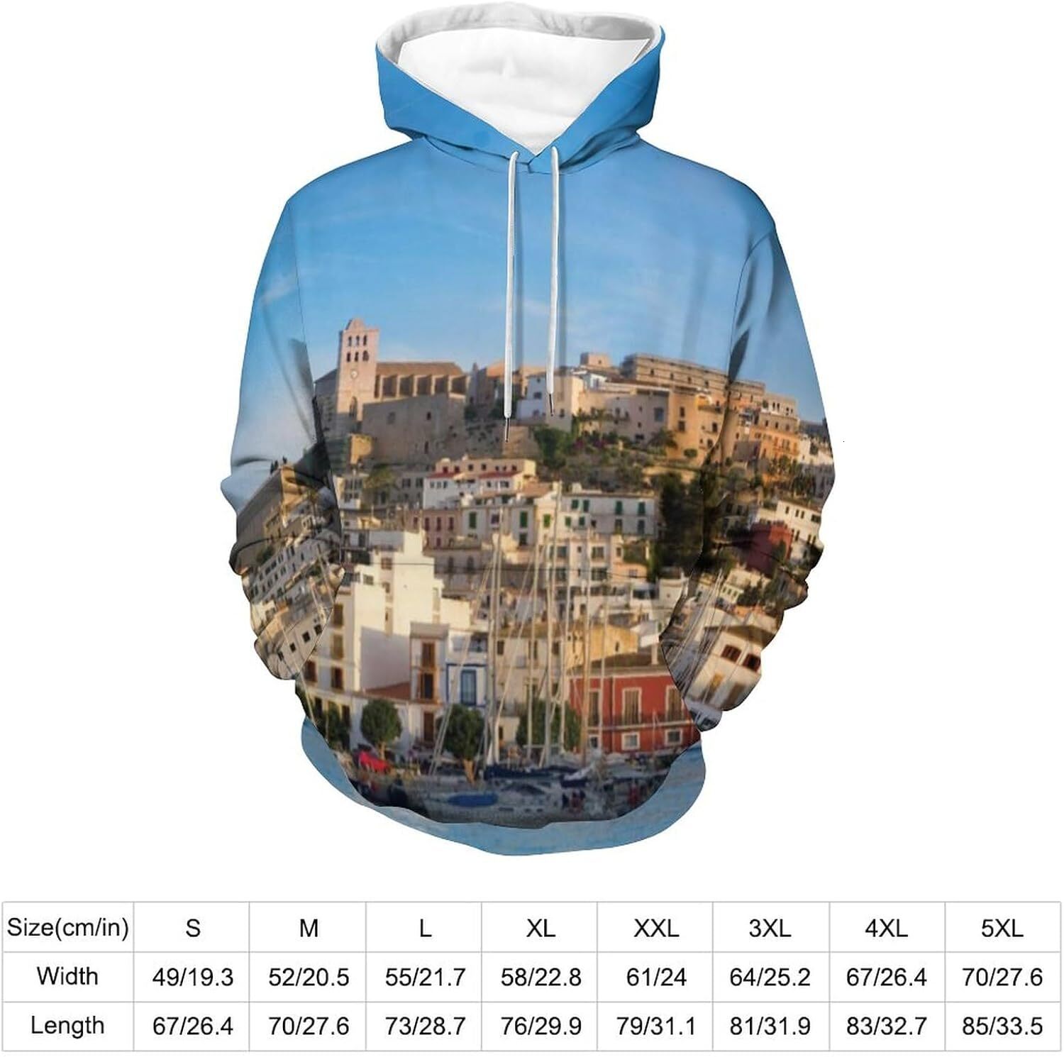 Hoodie for Mens Womens Mens Unisex Novelty Hoodies San Diego California Riverside Mirror Scenery Hooded Sweatshirt Graphic Hoodies sweatshirt