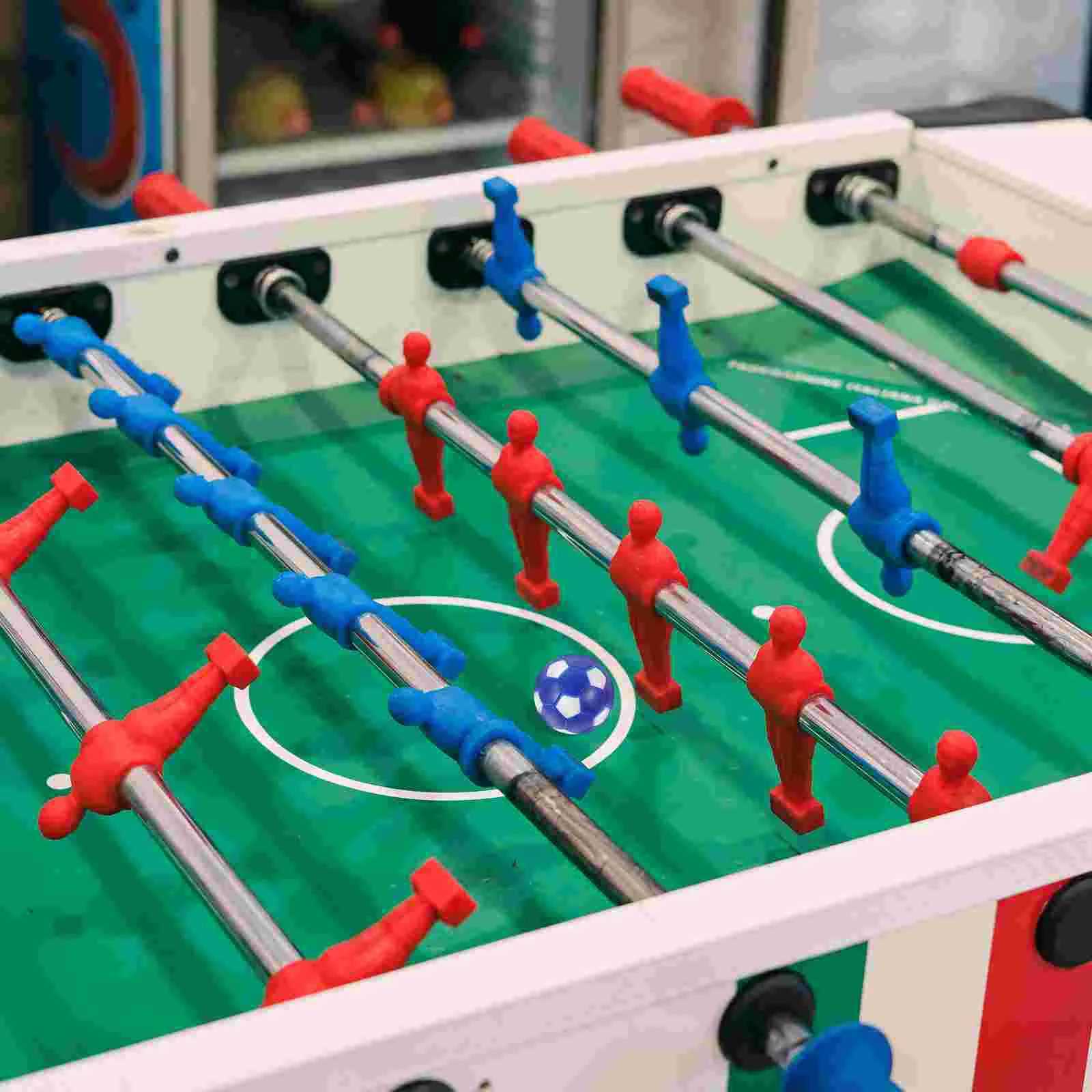 Childrens Mini Label Football Machine Accordies 28mm Color Model Football Game Supplies Football Table NewW241008