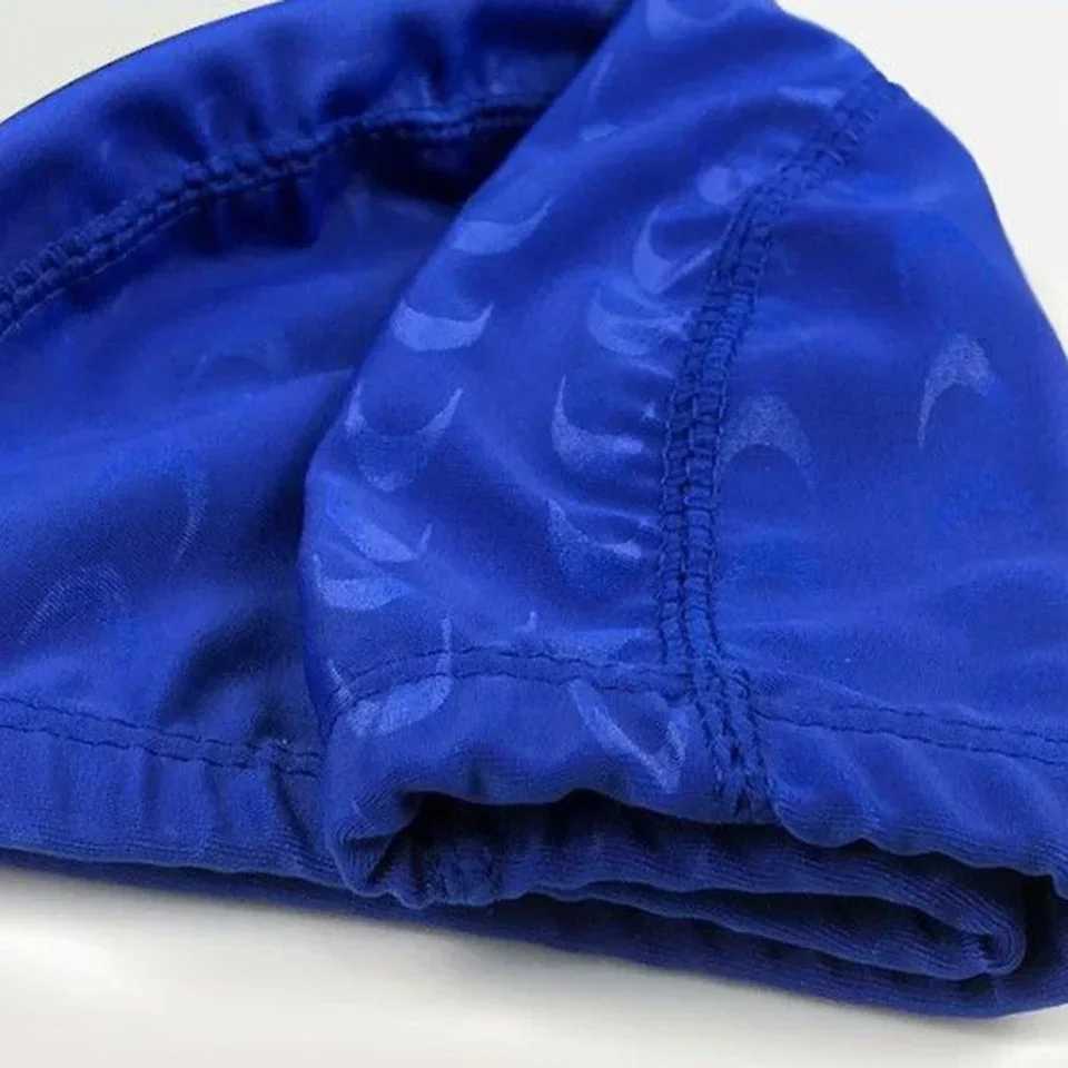 Mens swimming cap Shar-k skin printed fabric swimming cap protects hair ears waterproof cap adult swimming pool accessories CL241009