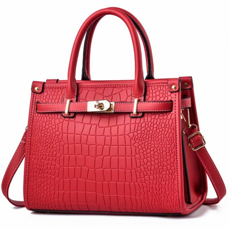 luxury bag Crocodile Pattern High Quality Crossbody Soft Leather Handbags Elegant Bags New Direct Selg Women's Bag