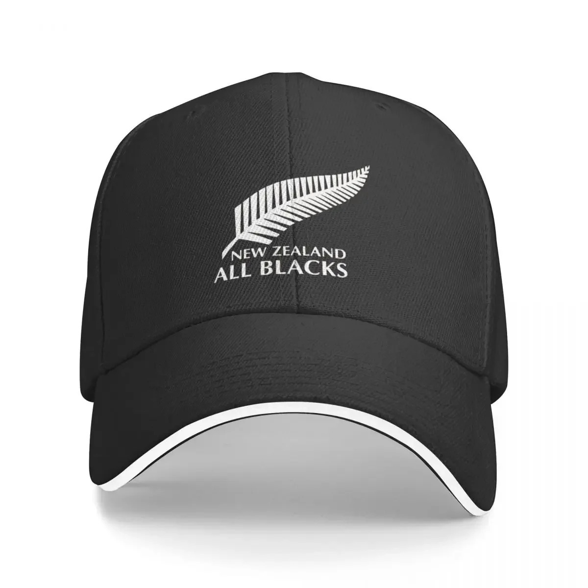 All black rugby baseball cap truck driver cute mens and womens 241009