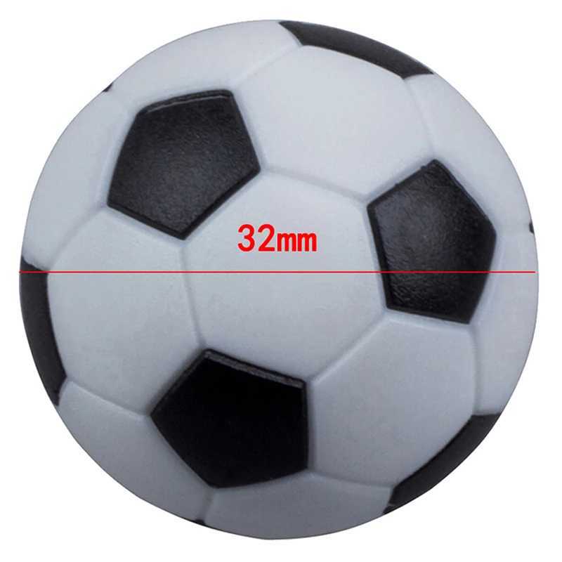 1Pcs 32mm label football replaces football game mini resin label football black and white ball indoor party board gameW241008