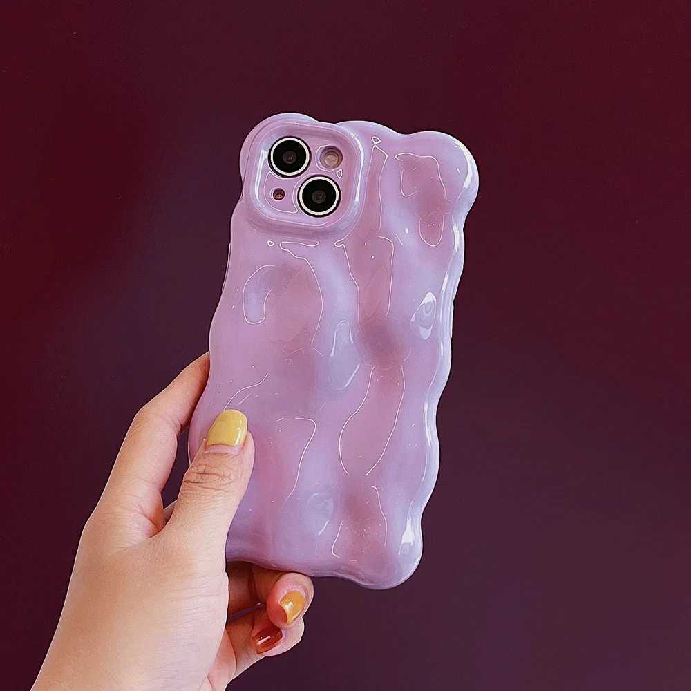 New Arrival Qianliyo 3D Bubble Wave Pattern Phone Case Suitable for iPhone 16 15 13 12 11 Pro Max 14promax 14pro Soft Anti Shock Back Cover T250321