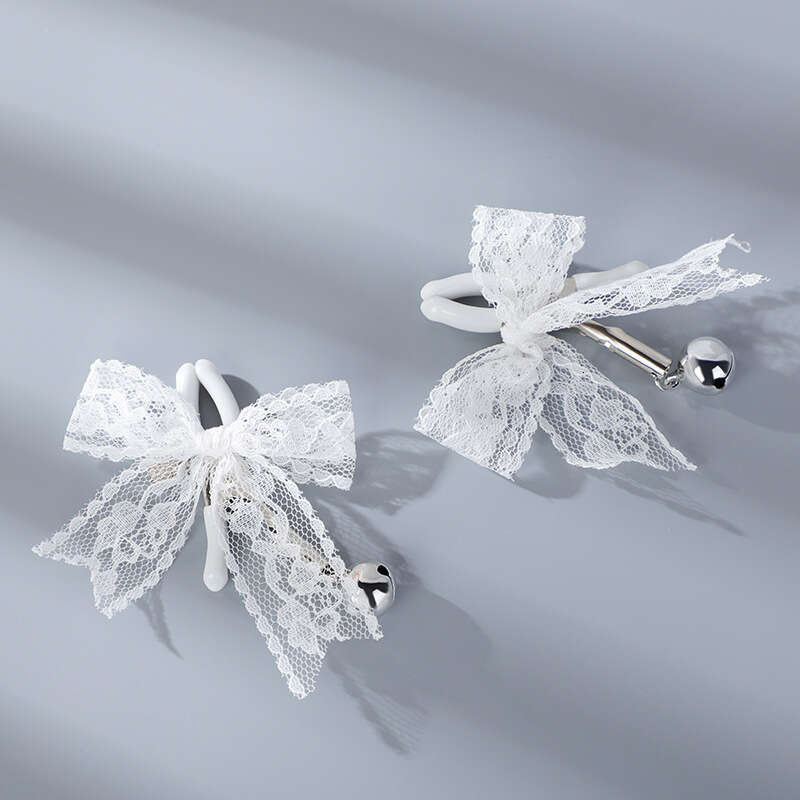 Adult products SM props lace bow sex nipple clip teasing flirting bell clitoral clip masturbation toy