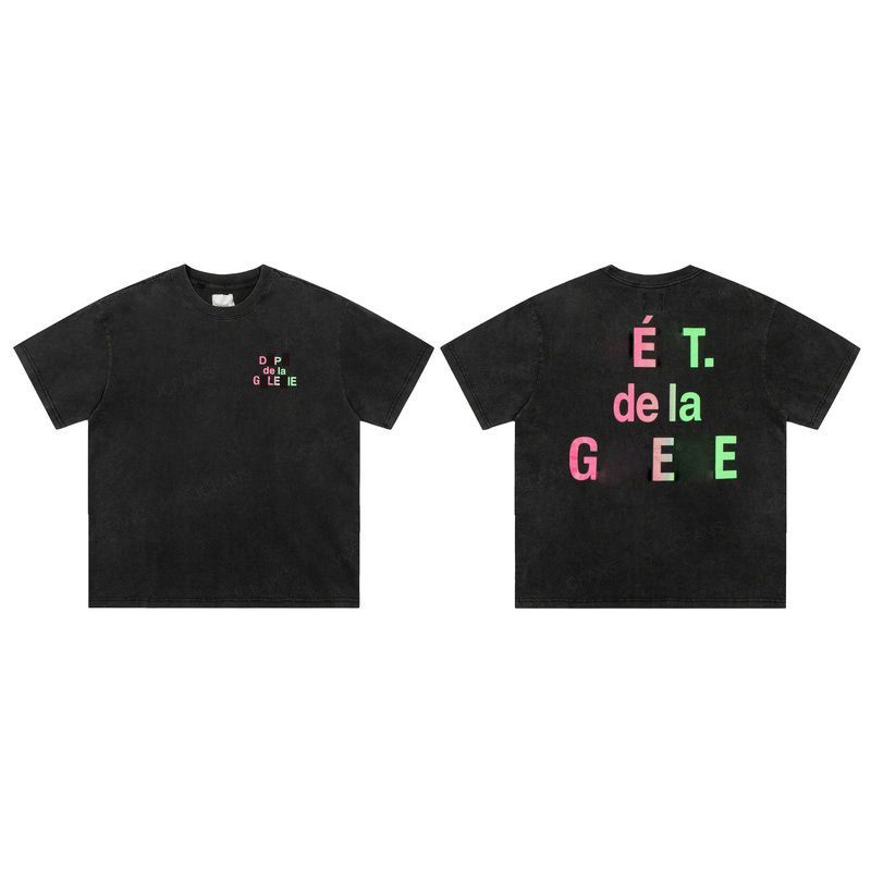 Cotton T-shirt Summer Men's and Women's Round Neck Printed Fashion Short Sleeve Casual Loose Top