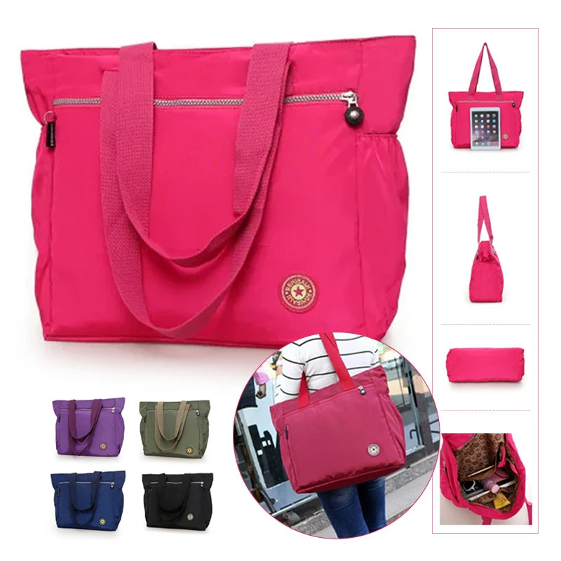 Waterproof Oxford luggage bag large capacity womens travel bag shoulder bag suitcase Bolsa De Viagem womens handbag shopping bag 241008