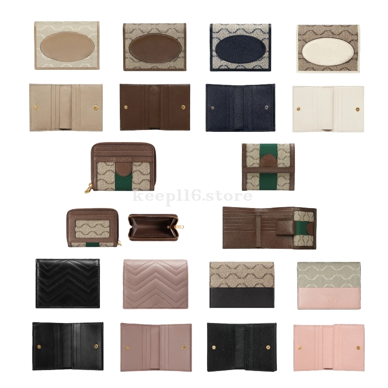 Designer Leather Womens Wallet Purse Card Holder Key Pouch mens Luxury Coin Purses Wallets Womens Fashion Travel Id Card Coin Pouch Pocket High Quality