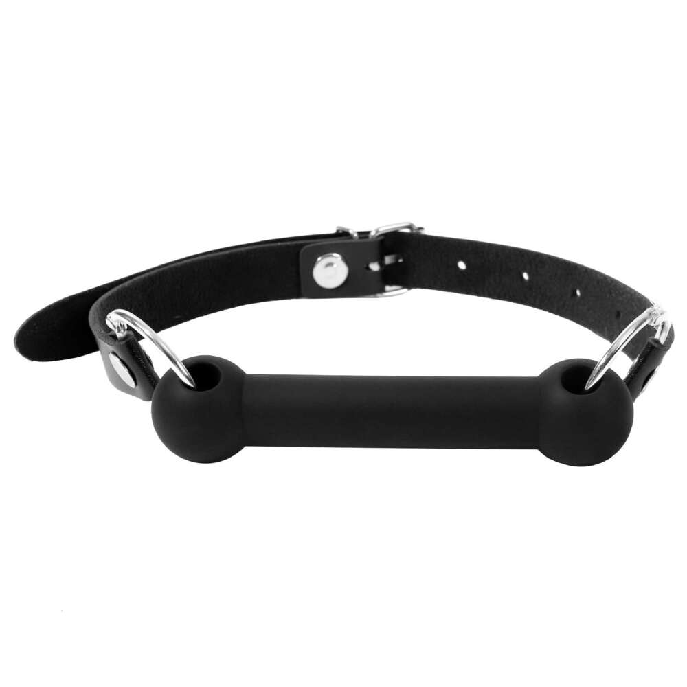 Sexy foreign trade adult products SM silicone mouth ball mouth opener mouth shackle mouth plug dog bone mouth ring manufacturer wholesale