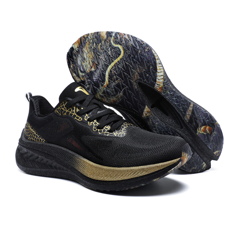 Luxury Treeperi mens platform shoes Black Gold White Red Flame Burgundy womens designer shoes Light Comfort Dragon Carbon men casual sneakers women sp