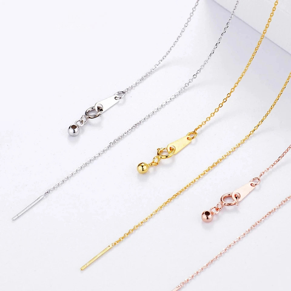 Visunion 10 piece long pendant necklace stainless steel Dainty chain necklace 240929