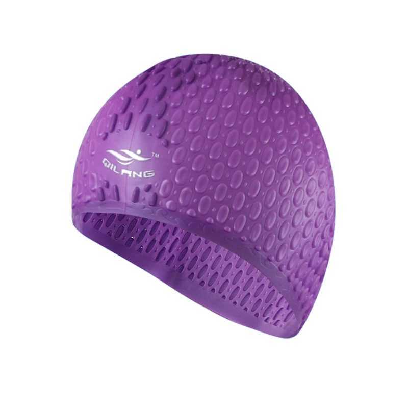 Waterproof flexible silicone long hair earmuffs protect swimming pools water sports diving and swimming shower caps CL241009