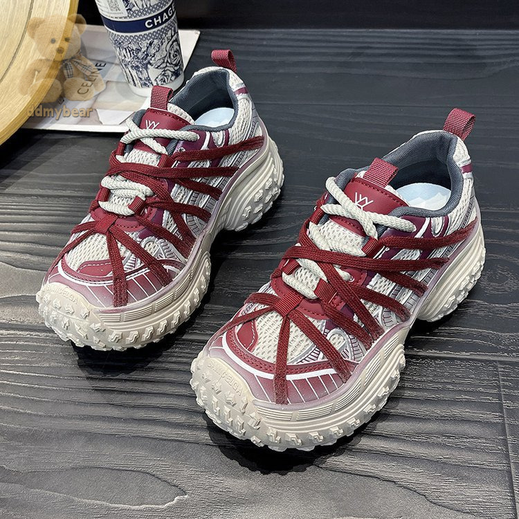 Ddmybear Short Paris Dad For Women 2024 New Strap Tire Durian Sole Casual Sports Shoes Chinese Brand Shoes F1011-67