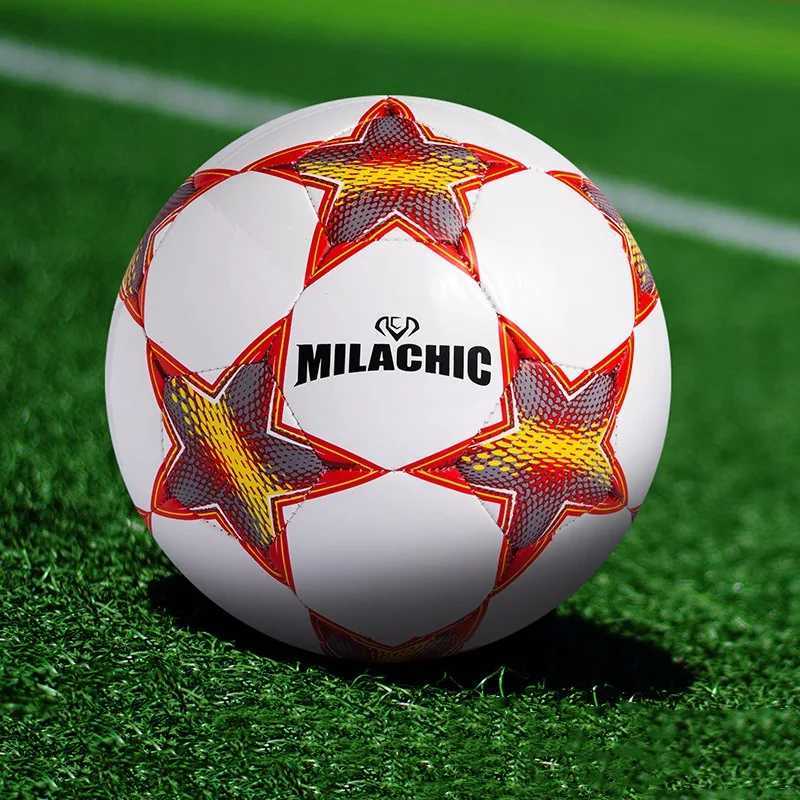 Size 3/4/5 Football Professional Team Training Competition Football PU Machine Sewing Wear resistant and Anti slip Sports FootballW241008