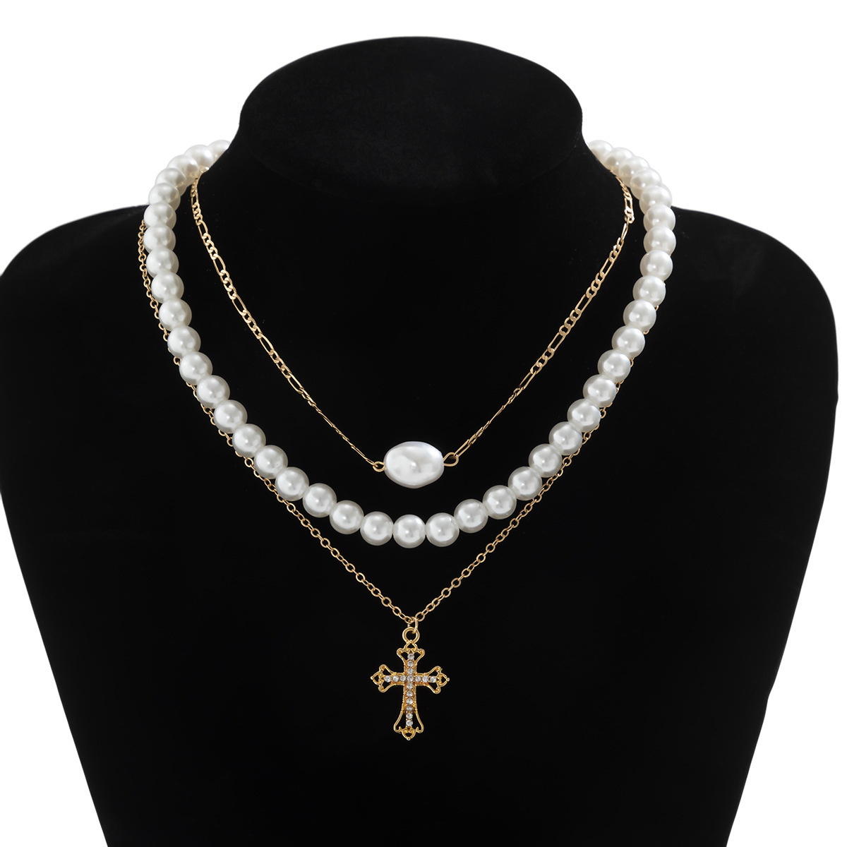 Jewelry Beach Bead Imitation Pearl Starfish Shell Vacation Necklace