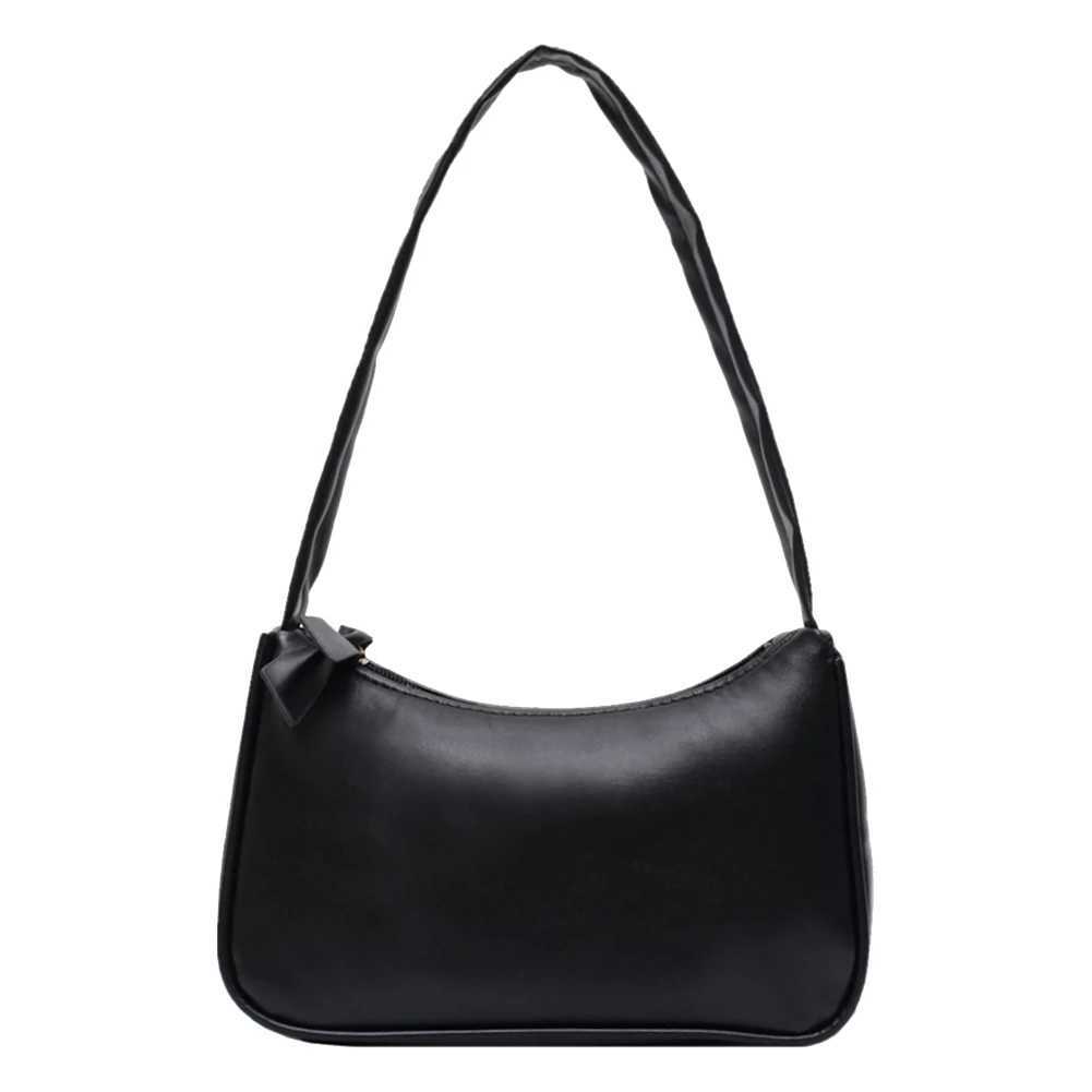 1Pc Forearm Bag Womens Bow Handbag PU Leather Bag For Outdoor shopping Z250911