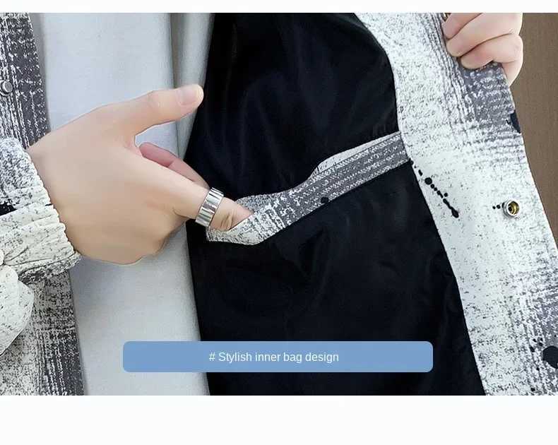 Mens Windbreaker Autumn Winter New Fashion Color-block Short Simple Outdoor Leisure Camping Hooded Coat Mens Trend Jacket LX241009