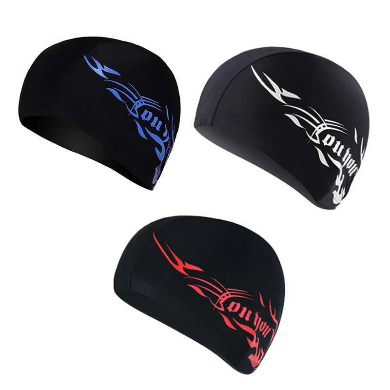 Swimming cap with long hair waterproof spandex cap suitable for adults women and men CL241009