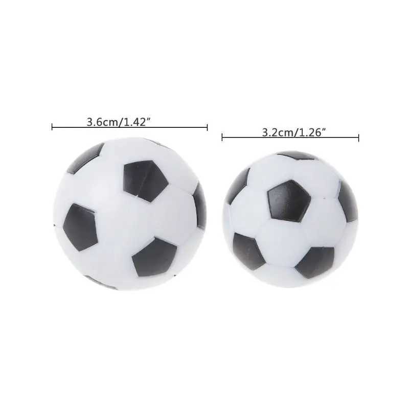 2 pieces of resin Foosball Tab football indoor game Fussball football 32mm 36mm Tabtops match sports slingshot gameW241008