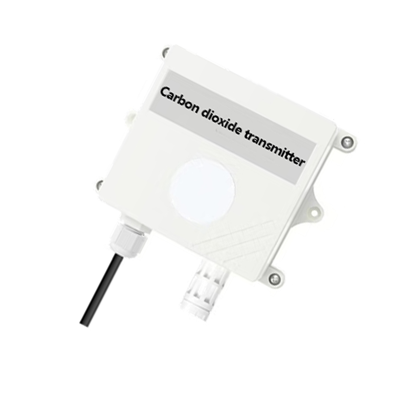 Non-display carbon dioxide transmitter whole environment factor detection and monitoring integrated environment