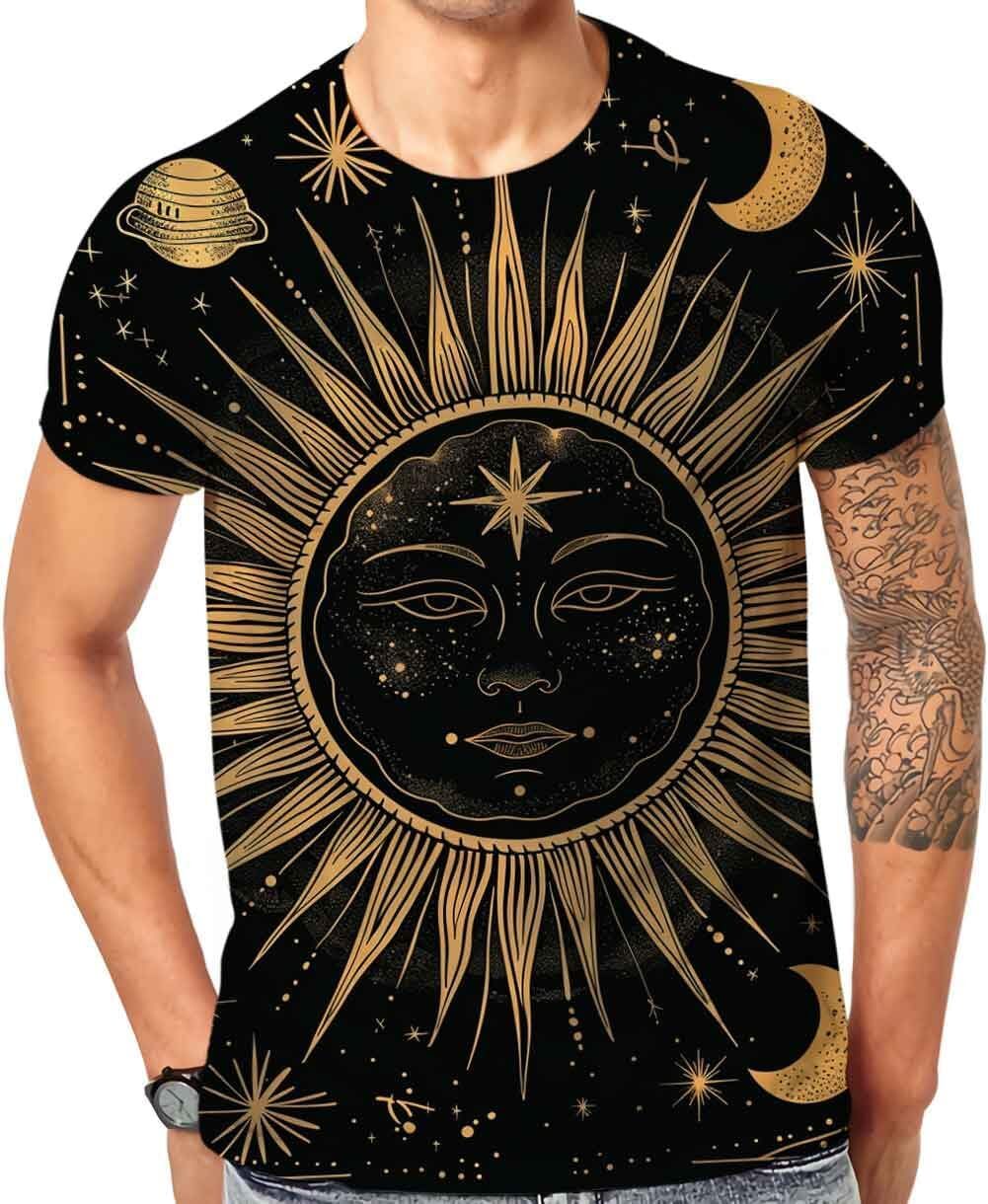 Mens T shirt 3D Printed Graphic Short Sleeve T-Shirts for Men graphic tee Casual tops summer clothes Short sleeve fashion cool