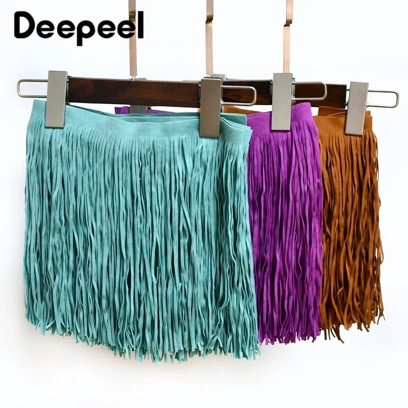 1 meter deep 10-30cm suede fringe edge decoration colorful lace ribbon bag clothing decoration DIY sewing process accessories 241008