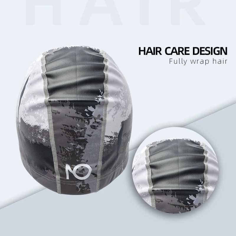 Nujune high elasticity swimming cap for adults waterproof stretchable comfortable ear care summer swimming pool shower cap CL241009