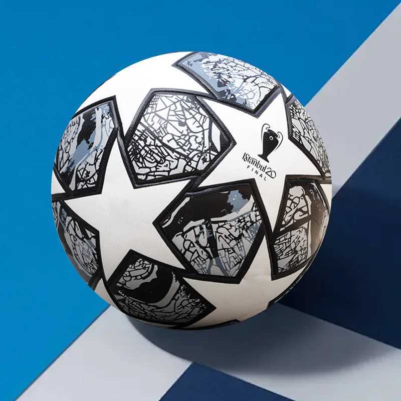 1 piece size 5 football durable PU material football set used for matches and training (with inflator)W241008