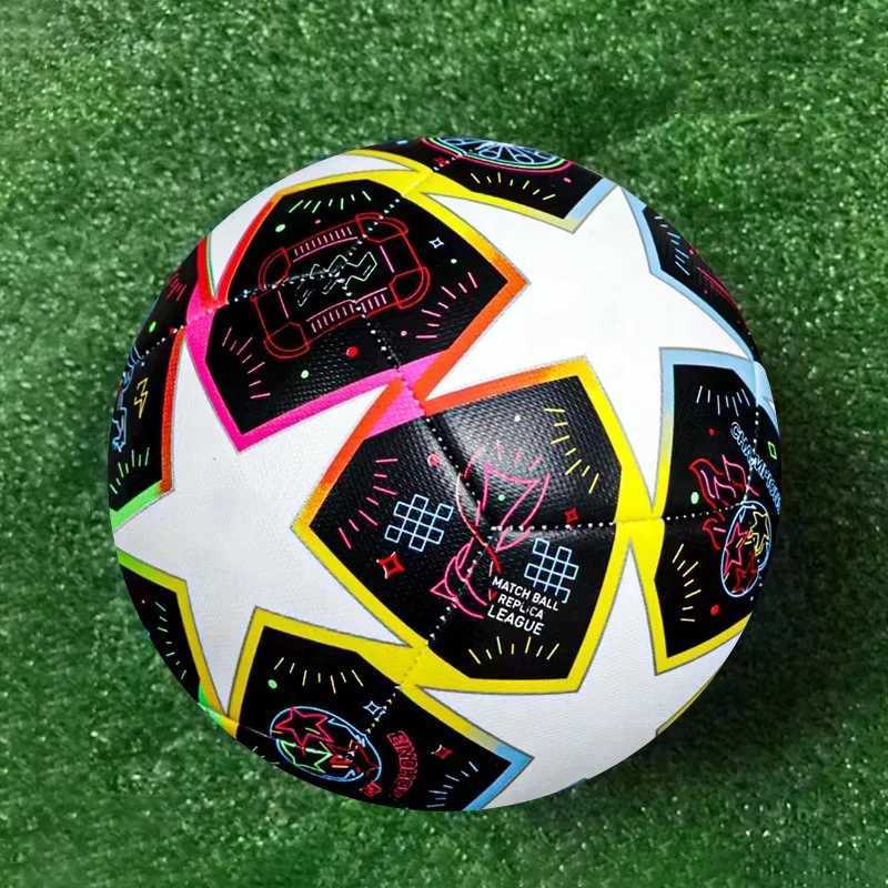 Standard size 4 and 5 football PU machine explosion-proof training football indoor and outdoor use footballW241008