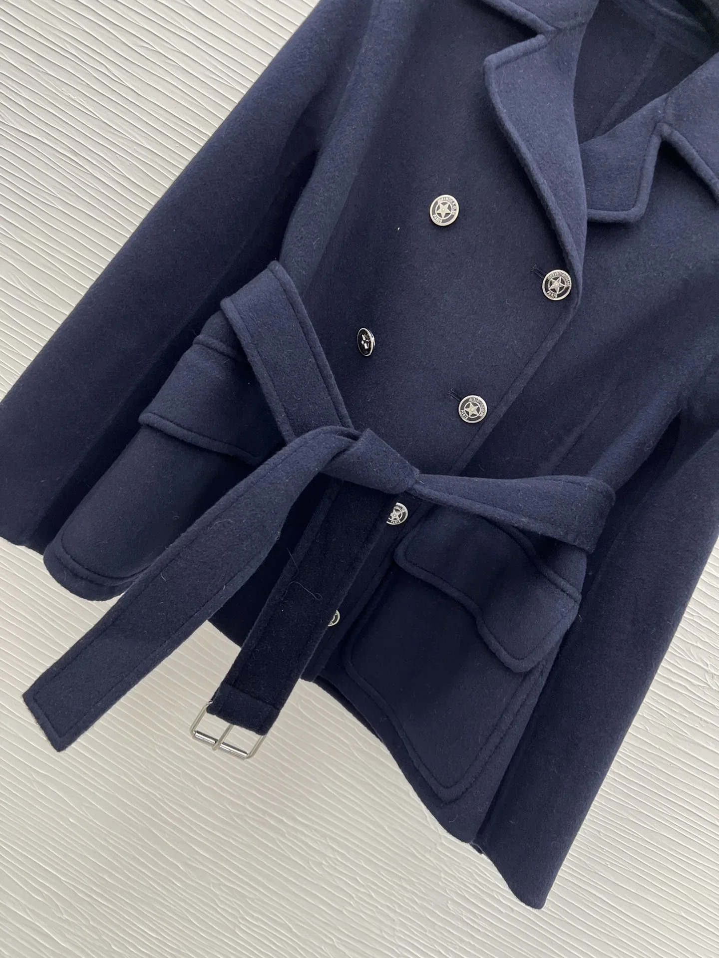 Coat Female Clothing Woman Clothes Jacket Autumn 2024 Womens Windbreaker Overcoat Belt Cashmere Woolen 240930