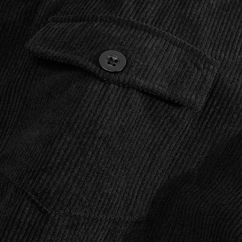 jacket Autumn winter hoodies Sweatshirts stand collar European new vintage multi-pocket coat autumn men high quality blank oversized streetwear pullov