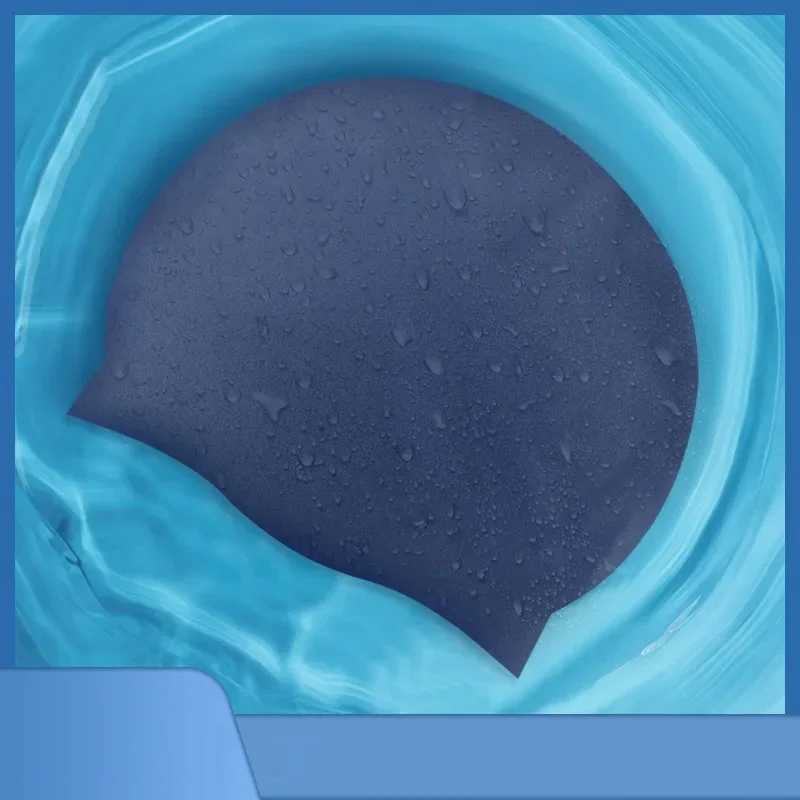 Customized swimming cap durable waterproof high-quality elastic silicone swimming pool cap CL241009